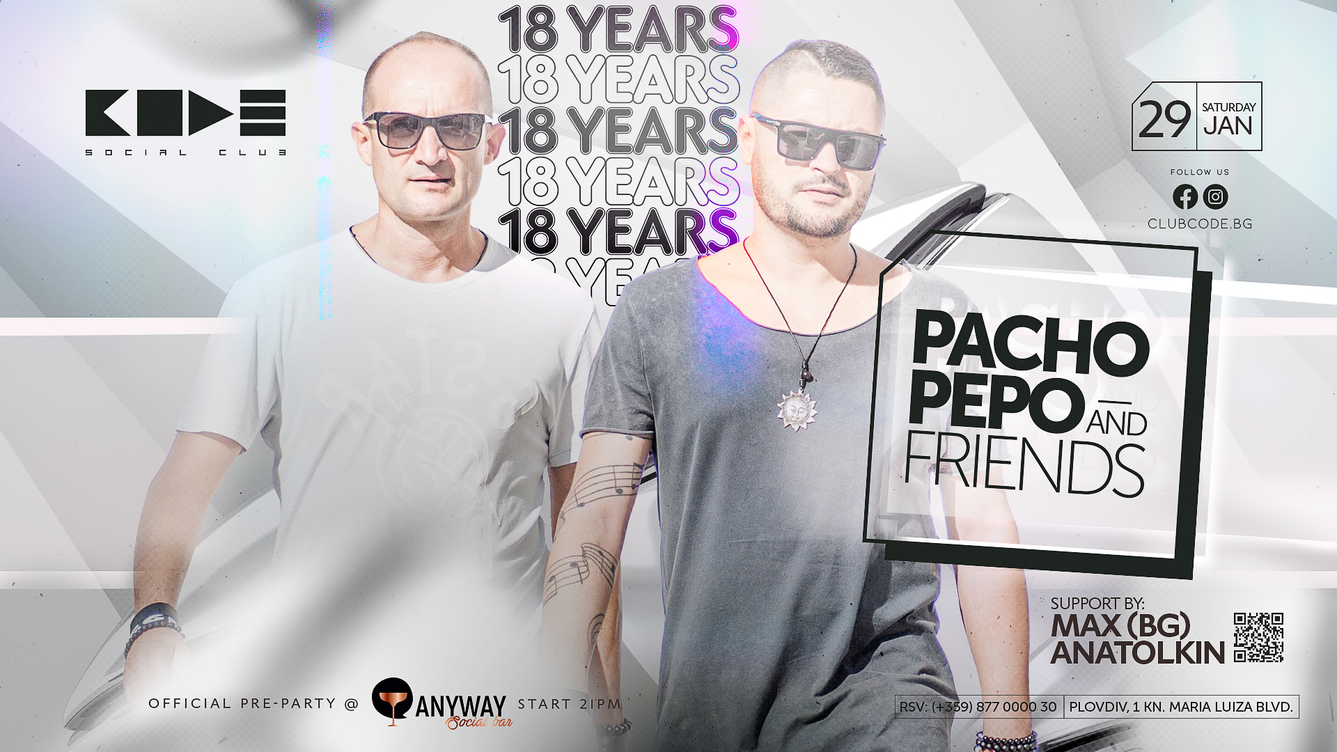 CODE: PACHO PEPO & FRIENDS 18 YEARS